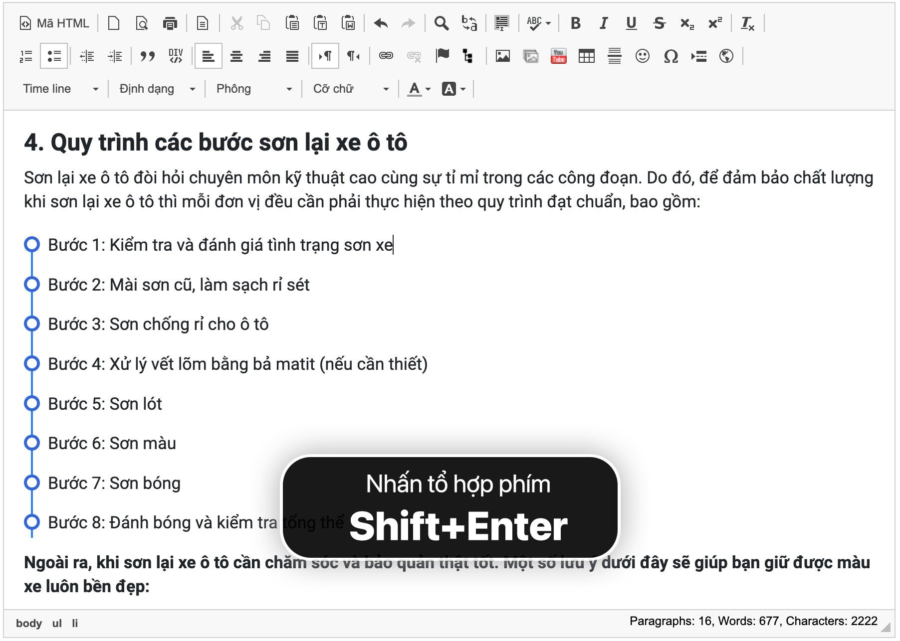 Chèn Timeline vào bài viết Chèn Timeline vào bài viết